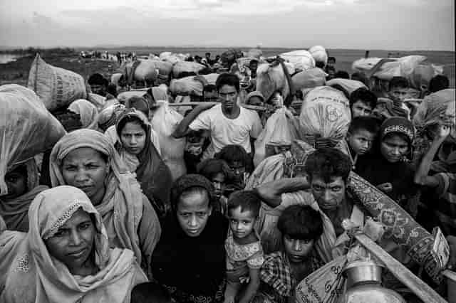 Representational image: Rohingya Muslim refugees crowd as they wait to proceed to camps. (Kevin Frayer/Getty Images)